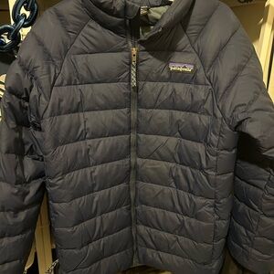 Patagonia Kids Dark Blue Puffer Jacket